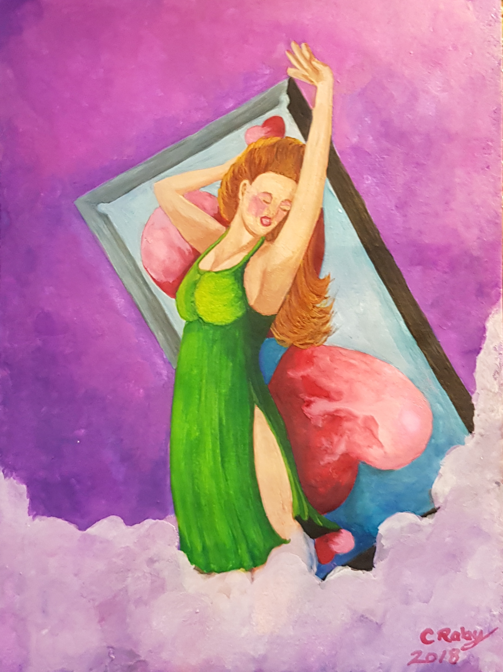 art-Charles-Raby-Dreaming-lady